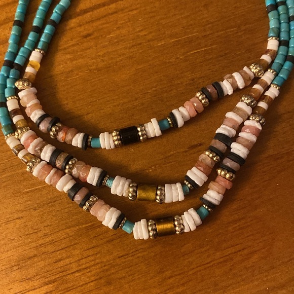 Free People Multicolor Beaded Necklace - Picture 4 of 5